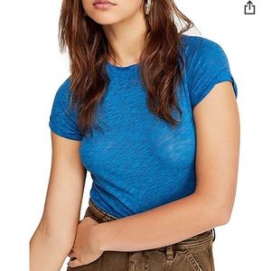 Free People  Night Sky Tee Solid.